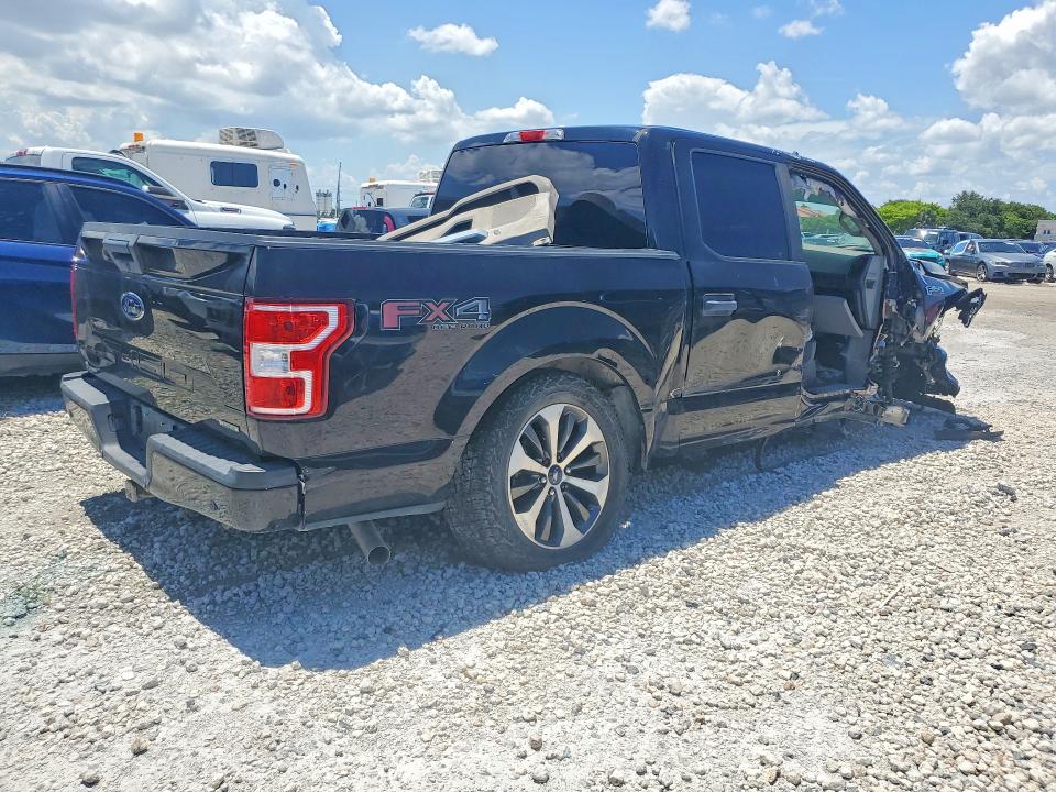 2020 Ford F-150 lightning VIN 1FTEW1EP9LKD22984 COPART salvage auction — FRONT END, FL - CERT OF TITLE W/SLVG HISTORY, sold $3,300 on 2026-07-02 (photo 3)