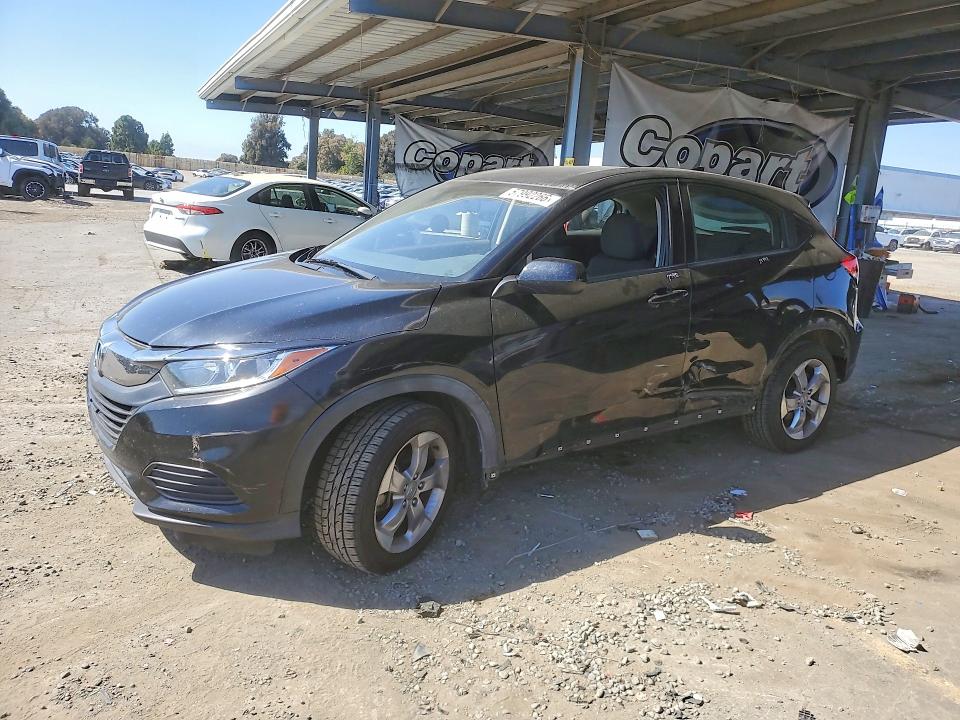 2019 Honda Hr-v VIN 3CZRU5H33KM722807 COPART salvage auction — SIDE, Ca - Salvage Certificate, sold $5,600 on 2026-07-09 (photo 1)