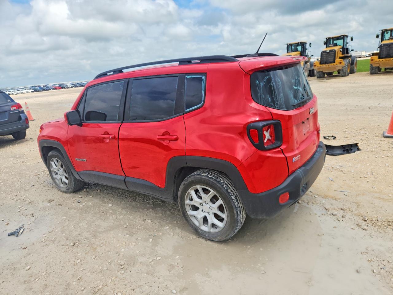 2017 Jeep Renegade VIN ZACCJABB1HPE60577 COPART salvage auction — Vandalized, TX - CERTIFICATE OF TITLE, sold $700 on 2026-07-02 (photo 2)