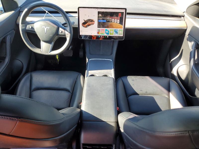 2021 Tesla VIN 5YJYGAEE0MF236616 COPART salvage auction — HAIL, Oh - Cert Of Title-Salvage, sold $1,600 on 2026-07-27 (photo 8)
