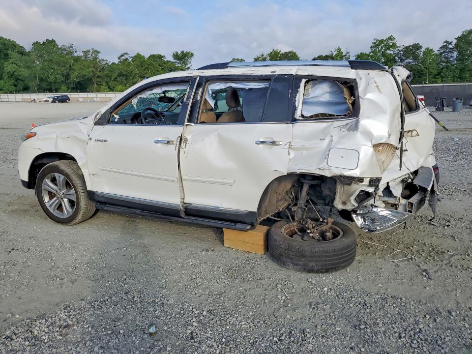 2012 Toyota VIN 5TDYK3EH4CS084113 COPART salvage auction — REAR END, Sc - Cert Of Title-Salvage, sold $975 on 2026-07-27 (photo 2)