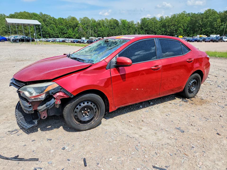 2015 Toyota Corolla VIN 5YFBURHE0FP210033 COPART salvage auction — FRONT END, Va - Cert Of Title - Salvage, sold $625 on 2026-07-20 (photo 1)