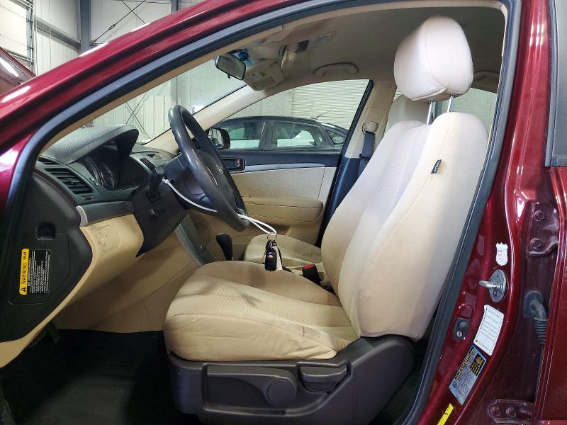2010 Hyundai Sonata VIN 5NPET4AC7AH593034 COPART salvage auction — FRONT END, Mn - Cert Of Title-Prior Salvage, sold $225 on 2026-07-28 (photo 7)