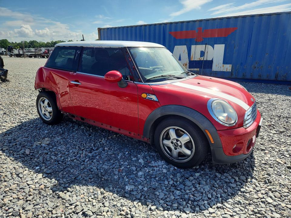 2011 Mini Cooper VIN WMWSU3C55BTX95602 COPART salvage auction — REAR END, Ga - Cert Of Title-Salvage, sold $350 on 2026-07-14 (photo 4)