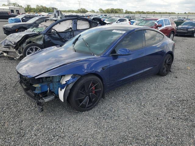2025 Tesla Model 3 VIN 5YJ3E1ET5SF973659 COPART salvage auction — FRONT END, Fl - Cert Of Title Slvg Rebuildable, sold $18,300 on 2026-07-31 (photo 1)