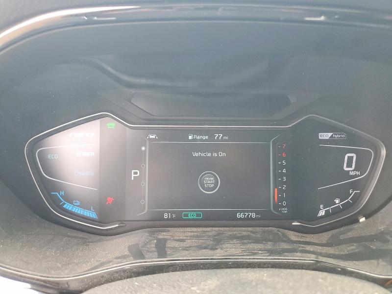 2022 Kia Niro VIN KNDCE3LC6N5522115 COPART salvage auction — REAR END, Mi - Scrap Certificate Of Title, sold $7,800 on 2026-07-31 (photo 9)