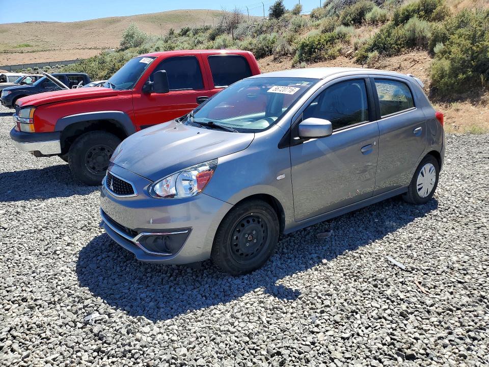 2017 Mitsubishi Mirage VIN ML32A3HJXHH018087 COPART salvage auction — FRONT END, Nv - Salvage Title, sold $1,400 on 2026-07-02 (photo 1)
