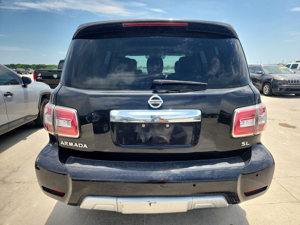 2018 Nissan Armada VIN JN8AY2ND7J9057494 COPART salvage auction — SIDE, Tx - Certificate Of Title, sold $8,600 on 2026-07-30 (photo 6)