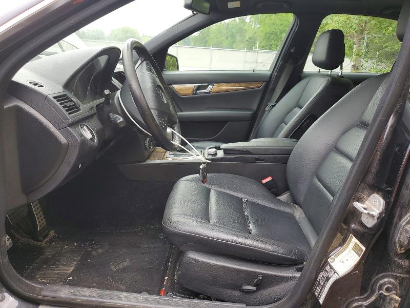 2011 Mercedes-benz C class VIN WDDGF5CB8BA512292 COPART salvage auction — FRONT END, ON - PERMIT SALVAGE, sold $700 on 2026-08-18 (photo 7)