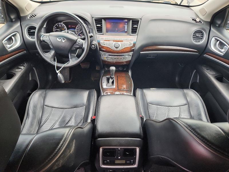 2014 Infiniti VIN 5N1AL0MMXEC527988 COPART salvage auction — FRONT END, Ab - Bos - Salvage, sold $450 on 2026-07-23 (photo 8)