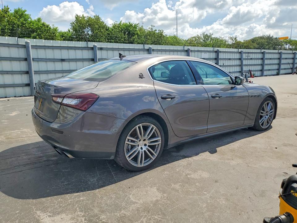 2014 Maserati Ghibli VIN ZAM57RTAXE1125207 COPART salvage auction — FRONT END, Fl - Cert Of Title-Rebuilt, sold $3,800 on 2026-07-08 (photo 3)