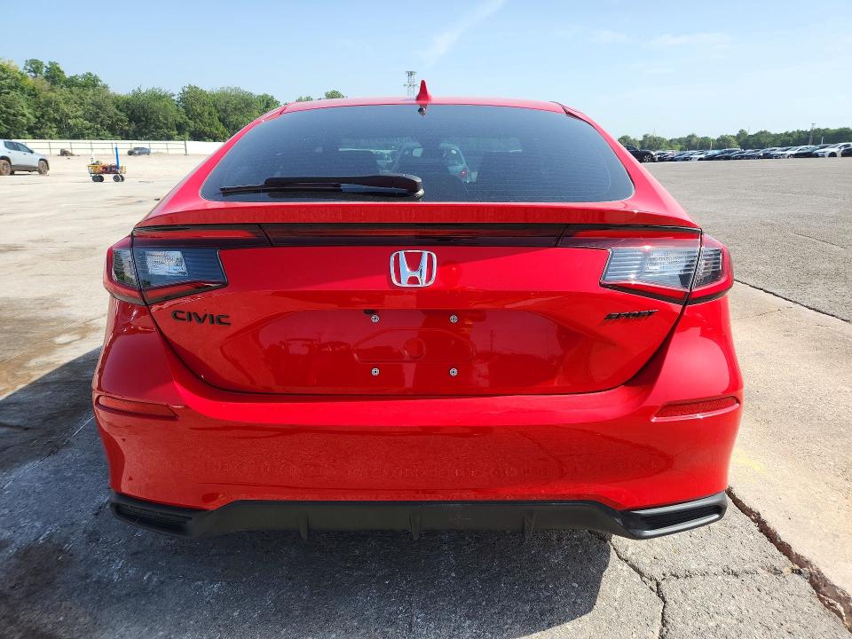 2026 Honda Civic VIN 19XFL2H8XTE007623 COPART salvage auction — FRONT END, KS - CERT OF TITLE-SALVAGE, sold $4,000 on 2026-07-09 (photo 6)