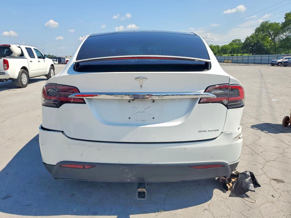 2019 Tesla Model x VIN 5YJXCAE25KF181347 COPART salvage auction — REAR END, Va - Cert Of Title - Salvage, sold $6,500 on 2026-07-06 (photo 6)