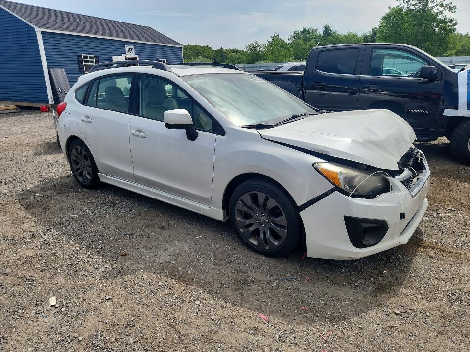 2012 Subaru VIN JF1GPAS68CH215140 COPART salvage auction — FRONT END, Ma - Cert Of Title-Reconstrctd Coll, sold $300 on 2026-07-22 (photo 4)