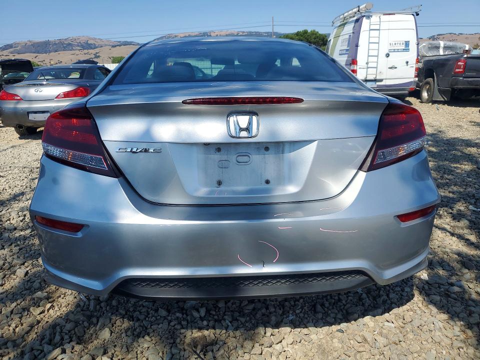 2015 Honda Civic VIN 2HGFG3B80FH520991 COPART salvage auction — FRONT END, Ca - Salvage Certificate, sold $1,800 on 2026-07-02 (photo 6)