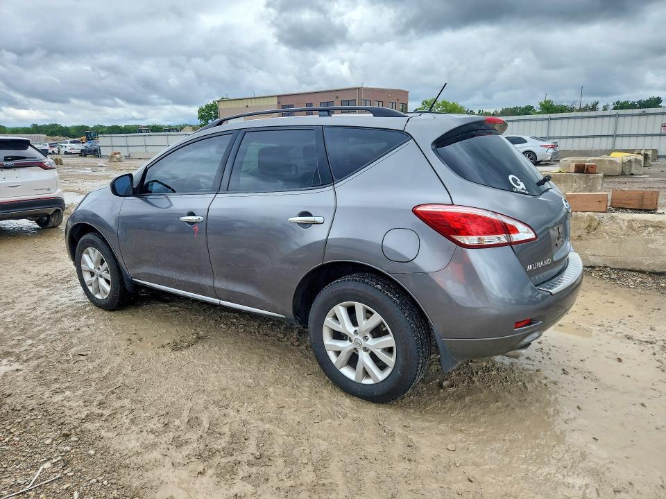 2013 Nissan Murano VIN JN8AZ1MW0DW301194 COPART salvage auction — FRONT END, MO - SALVAGE CERTIFICATE OF TITLE, sold $525 on 2026-07-28 (photo 2)