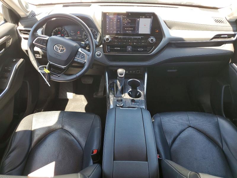 2020 Toyota Highlander VIN 5TDFZRBH3LS021577 COPART salvage auction — FRONT END, Ia - Cert Of Title-Salvage Title, sold $15,600 on 2026-07-22 (photo 8)