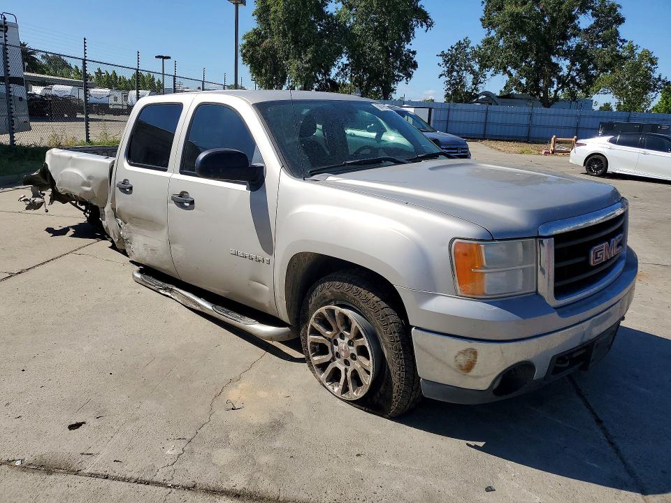 2008 Gmc SIERRA VIN 3GTEC13J28G280972 COPART salvage auction — REAR END, Ca - Salvage Certificate, sold $100 on 2026-07-27 (photo 4)