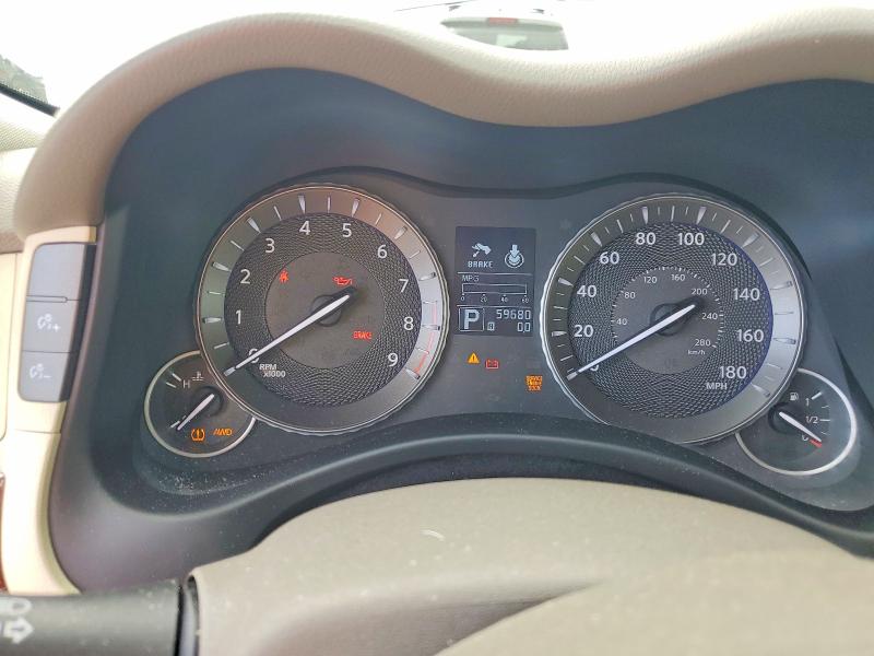 2013 Infiniti M VIN JN1BY1AR9DM601574 COPART salvage auction — FRONT END, Fl - Cert Of Title Slvg Rebuildable, sold $225 on 2026-07-21 (photo 9)