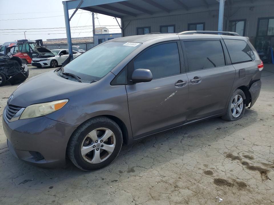2011 Toyota Sienna VIN 5TDKK3DC8BS046488 COPART salvage auction — SIDE, Ca - Salvage Certificate, sold $925 on 2026-07-23 (photo 1)