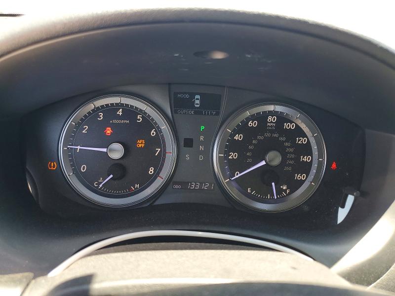 2012 Lexus ES VIN JTHBK1EG4C2490934 COPART salvage auction — FRONT END, Nv - Salvage Title, sold $1,700 on 2026-07-27 (photo 9)