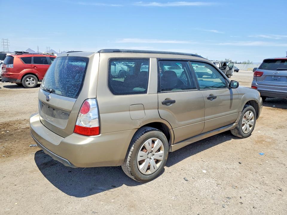 2008 Subaru Forester VIN JF1SG63628H710432 COPART salvage auction — FRONT END, Az - Cert Of Title - Salvage, sold $350 on 2026-07-06 (photo 3)