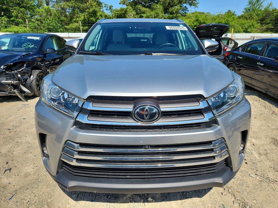 2019 Toyota Highlander VIN 5TDDZRFH3KS946568 COPART salvage auction — BURN, Md - Cert Of Salvage < 75% Damage, sold $4,600 on 2026-07-28 (photo 5)