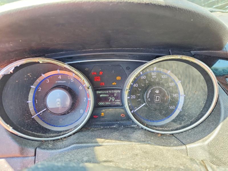 2011 Hyundai Sonata VIN 5NPEC4AC5BH274636 COPART salvage auction — FRONT END, Al - Cert Of Title-Salvage Title, sold $325 on 2026-07-22 (photo 9)