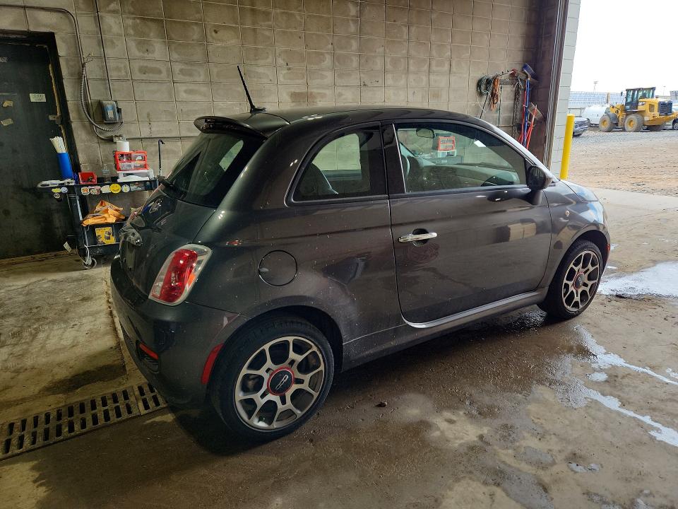 2015 Fiat 500 VIN 3C3CFFBR6FT582003 COPART salvage auction — MECHANICAL, Mn - Certificate Of Title, sold $525 on 2026-08-11 (photo 3)