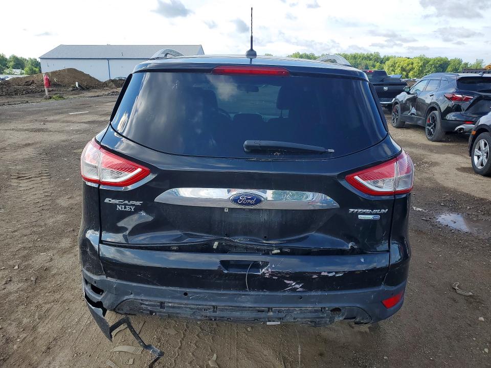 2014 Ford Escape VIN 1FMCU9J96EUD33236 COPART salvage auction — REAR END, OH - CERT OF TITLE-SALVAGE, sold $425 on 2026-07-02 (photo 6)