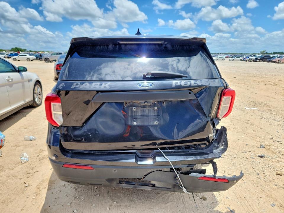 2022 Ford Explorer VIN 1FM5K8AB9NGA58133 COPART salvage auction — REAR END, Tx - Salvage Vehicle Title, sold $4,950 on 2026-07-02 (photo 6)