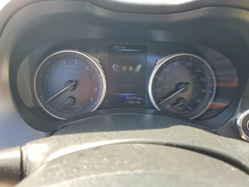 2017 Infiniti Q50 VIN JN1EV7AP0HM731675 COPART salvage auction — VANDALISM, Ca - Salvage Certificate, sold $3,950 on 2026-07-20 (photo 9)