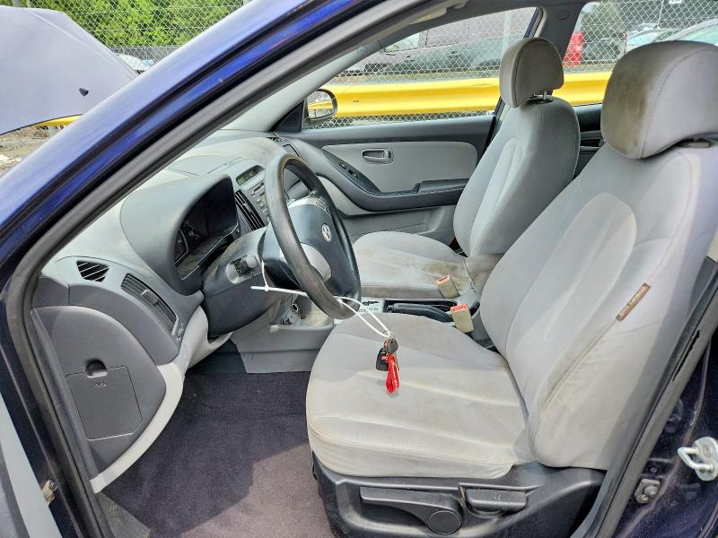 2008 Hyundai Elantra VIN KMHDU46D48U382671 COPART salvage auction — FRONT END, Md - Cert Of Salvage > 75% Damage, sold $450 on 2026-07-31 (photo 7)