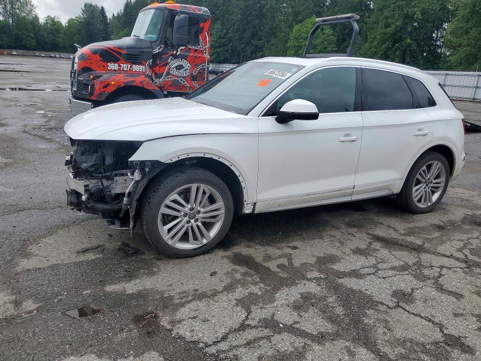 2019 Audi Q5 VIN WA1BNAFY5K2124389 COPART salvage auction — FRONT END, Wa - Bill Of Sale, sold $8,500 on 2026-07-20 (photo 1)