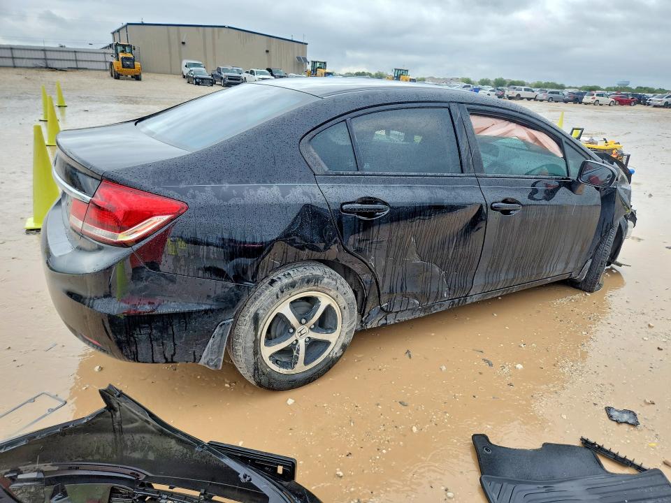 2015 Honda Civic VIN 19XFB2F78FE083200 COPART salvage auction — FRONT END, Tx - Salvage Vehicle Title, sold $1,050 on 2026-07-02 (photo 3)