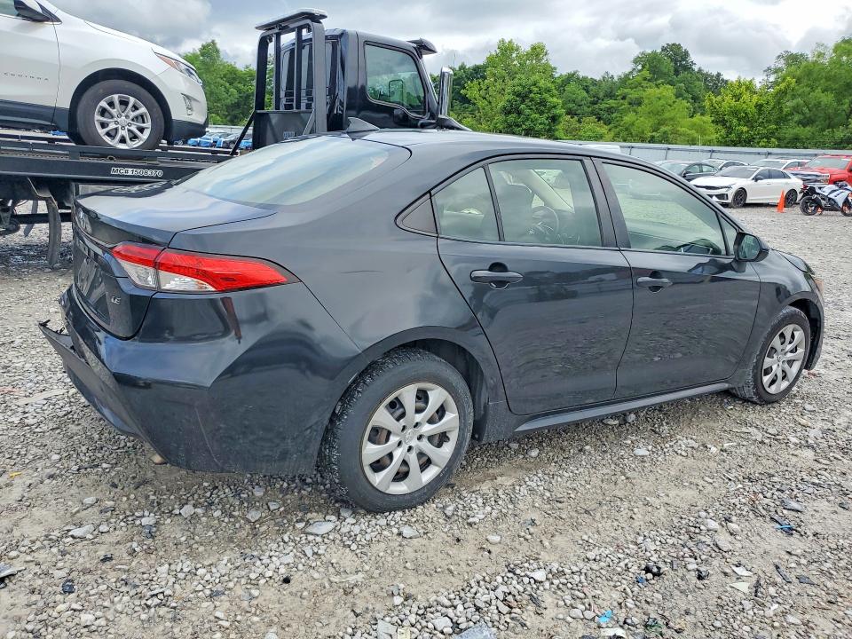 2020 Toyota Corolla VIN JTDEPRAE8LJ020009 COPART salvage auction — REAR END, KY - CERT OF TITLE-SALVAGE, sold $5,500 on 2026-07-24 (photo 3)