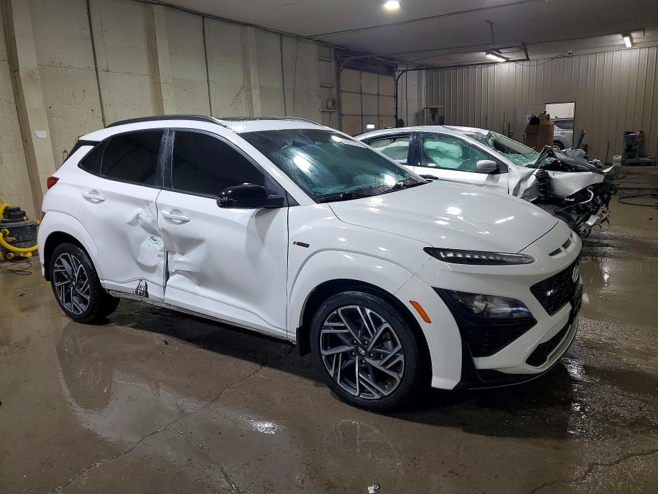 2023 Hyundai Kona VIN KM8K3CA33PU943332 COPART salvage auction — SIDE, Tn - Salvage Certificate, sold $225 on 2026-07-21 (photo 4)