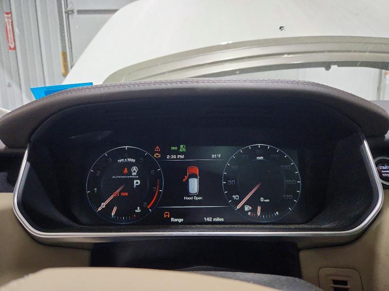 2016 Land rover RANGE ROVER VIN SALGS2EF1GA274872 COPART salvage auction — NORMAL WEAR, Nh - Certificate Of Title, sold $3,050 on 2026-07-09 (photo 9)