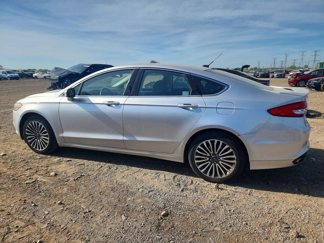 2018 Ford Fusion VIN 3FA6P0D95JR154869 COPART salvage auction — Front End, IL - SALVAGE CERTIFICATE, sold $2,600 on 2026-07-09 (photo 2)