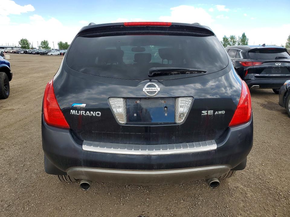 2005 Nissan Murano VIN JN8AZ08W05W427125 COPART salvage auction — HAIL, AB - BOS - ACTIVE, sold $425 on 2026-07-03 (photo 6)