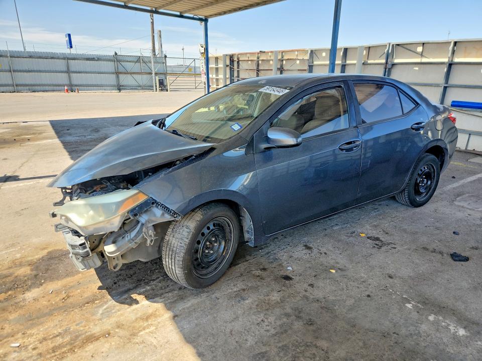2015 Toyota Corolla VIN 5YFBURHE3FP334572 COPART salvage auction — FRONT END, Tx - Salvage Vehicle Title, sold $1,100 on 2026-07-31 (photo 1)