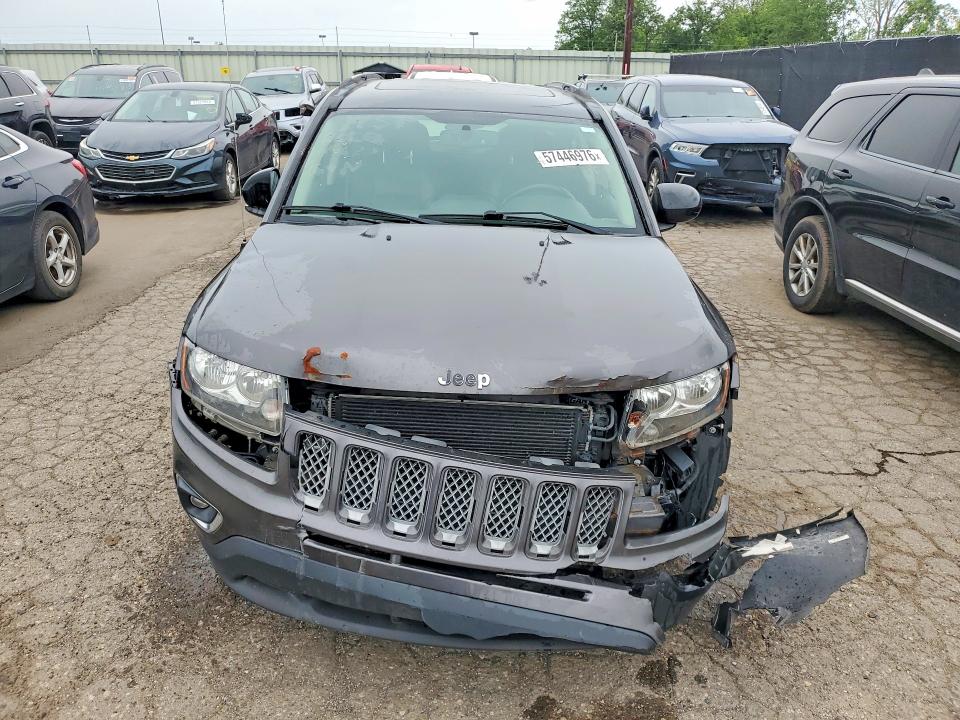 2017 Jeep Compass VIN 1C4NJCEB2HD163090 COPART salvage auction — FRONT END, Mi - Certificate Of Title, sold $675 on 2026-07-09 (photo 5)