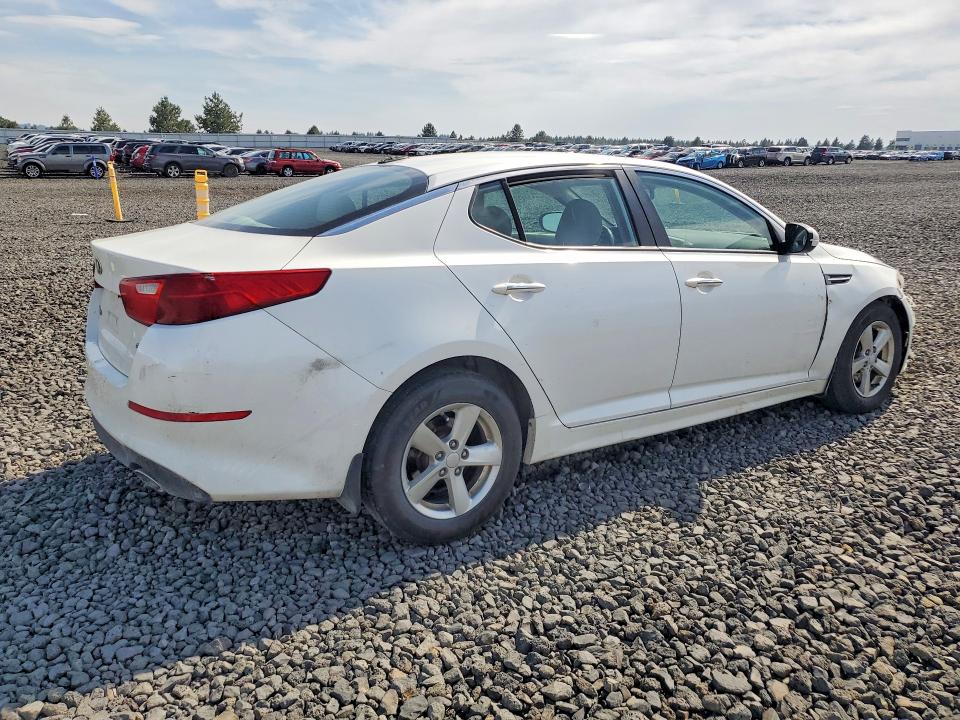2015 Kia Optima VIN KNAGM4A71F5580633 COPART salvage auction — FRONT END, Wa - Bill Of Sale, sold $925 on 2026-07-08 (photo 3)