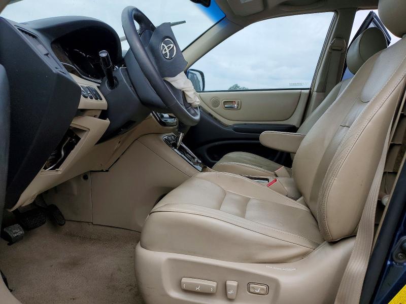 2003 Toyota Highlander VIN JTEHF21A530154126 COPART salvage auction — FRONT END, Nc - Salvage Certificate Of Title, sold $400 on 2026-07-28 (photo 7)