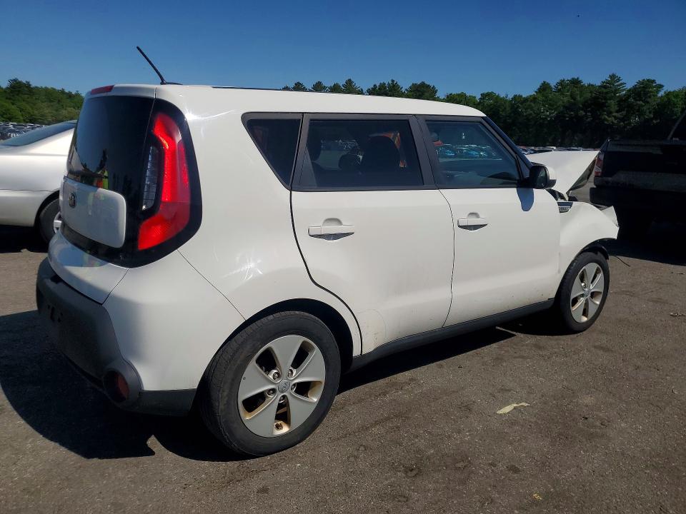 2016 Kia Soul VIN KNDJN2A22G7386035 COPART salvage auction — FRONT END, Ri - Salvage Certificate Of Title, sold $450 on 2026-07-16 (photo 3)