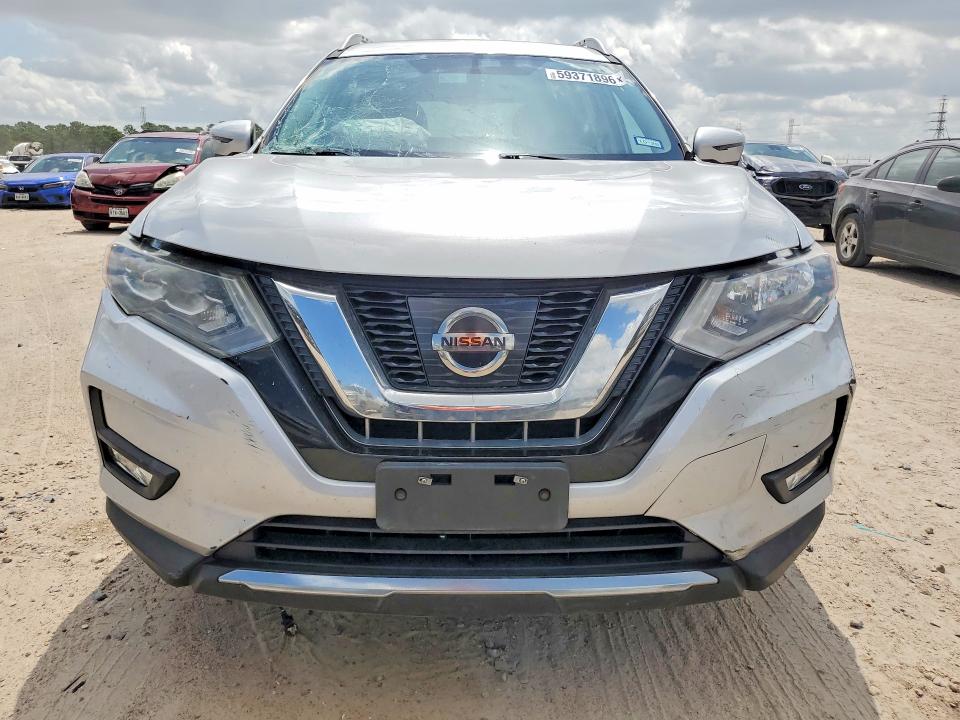 2017 Nissan Rogue VIN KNMAT2MT2HP550623 COPART salvage auction — FRONT END, Tx - Salvage Vehicle Title, sold $3,000 on 2026-07-10 (photo 5)