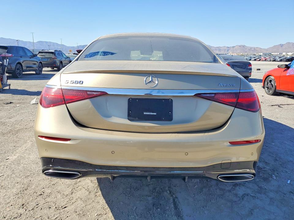 2024 Mercedes-benz S-klasse VIN W1K6G7GB7RA263752 COPART salvage auction — FRONT END, NV - SALVAGE TITLE, sold $38,750 on 2026-07-30 (photo 6)
