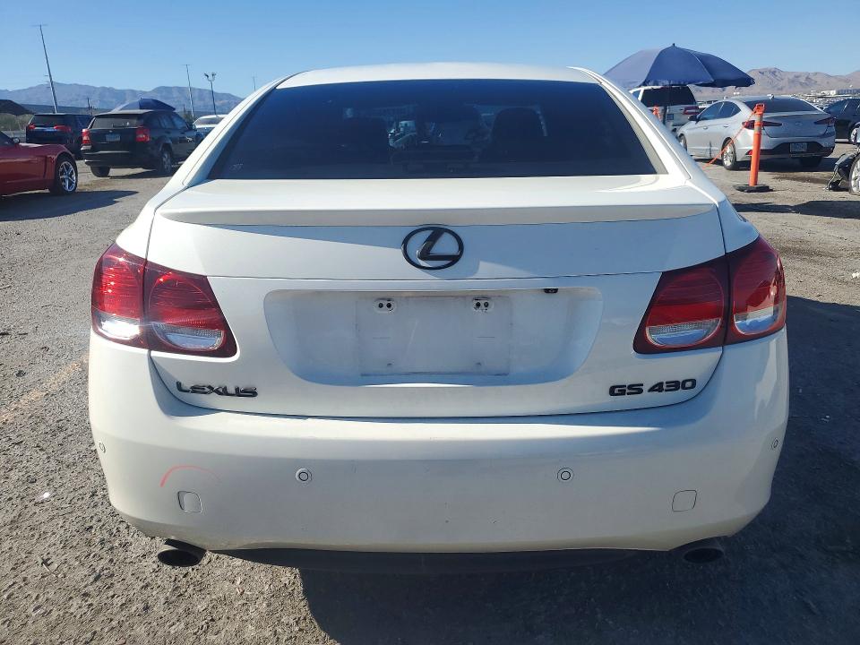 2006 Lexus Gs 430 VIN JTHBN96S865012334 COPART salvage auction — FRONT END, Nv - Salvage Title, sold $975 on 2026-07-07 (photo 6)