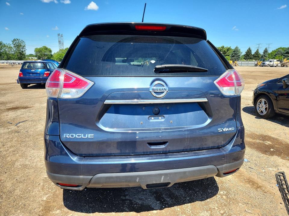 2016 Nissan VIN KNMAT2MVXGP668418 COPART salvage auction — FRONT END, Il - Salvage Certificate, sold $725 on 2026-07-14 (photo 6)