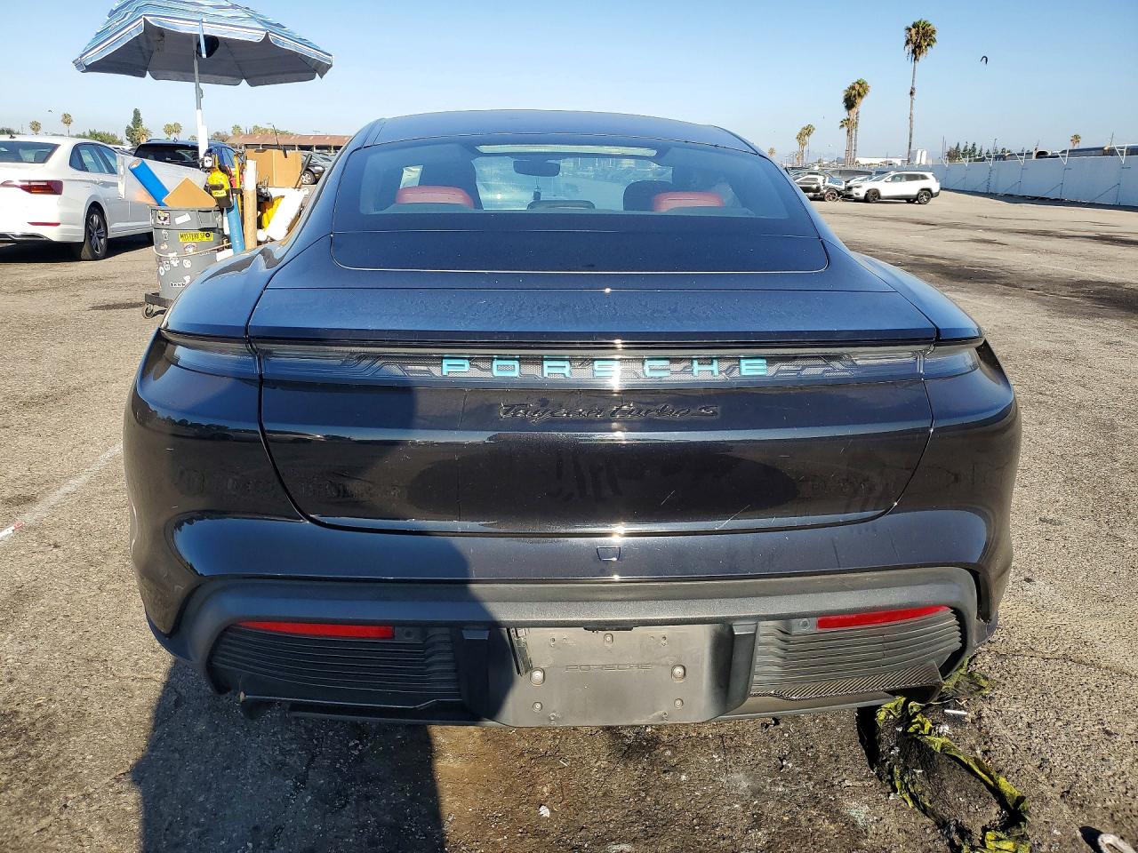 2021 Porsche Taycan VIN WP0AC2Y1XMSA62894 COPART salvage auction — Side, CA - SALVAGE CERTIFICATE, sold $27,250 on 2026-08-14 (photo 6)